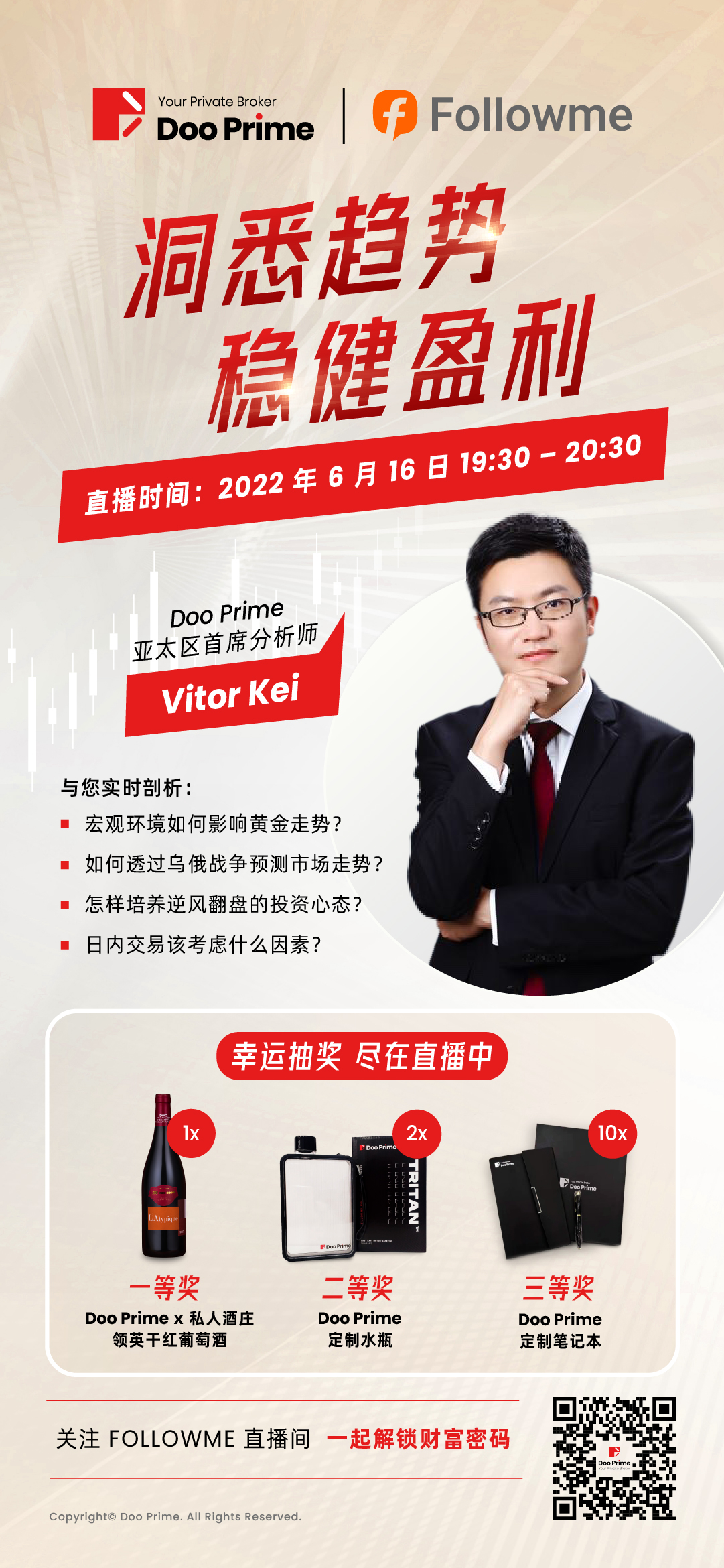 干货直播:Doo Prime 亚太区首席分析师在线分享实战交易策略